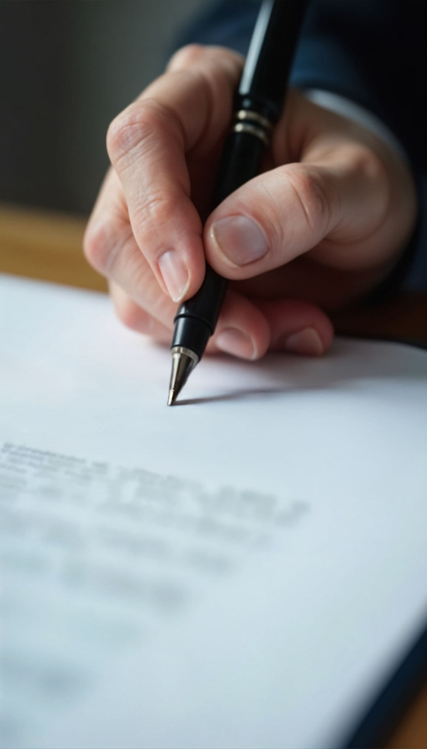 Assinatura de contrato empresarial
